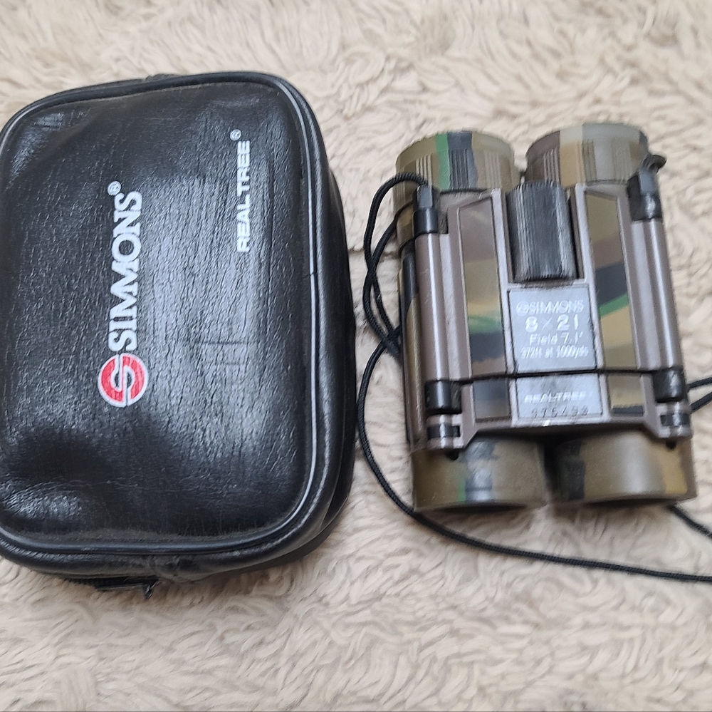 Simons Realtree Binoculars Camouflage, 8 X 21, F 7.1, 372 Feet At 1000 Yards